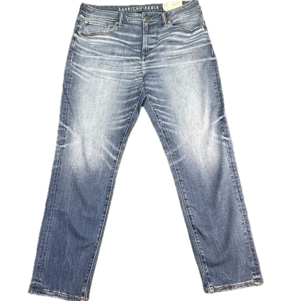American Eagle Jeans Mens 36/30 Blue Airflex+ Athletic Fit Classic Medium Wash